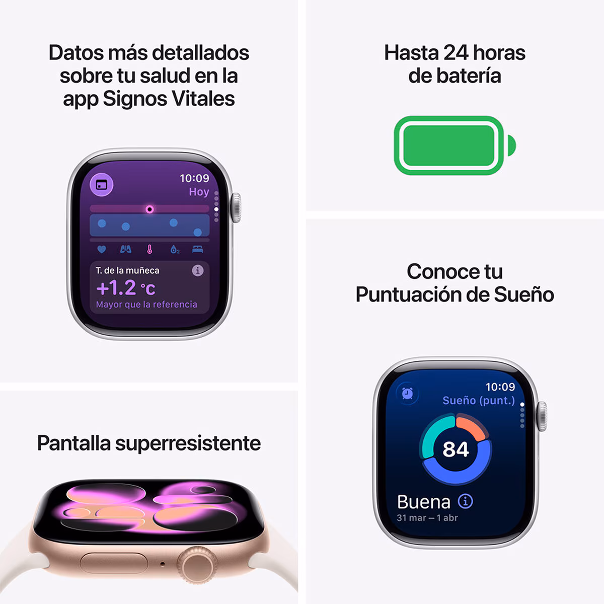 Apple Watch Series 11 GPS 42 mm negro azabache
